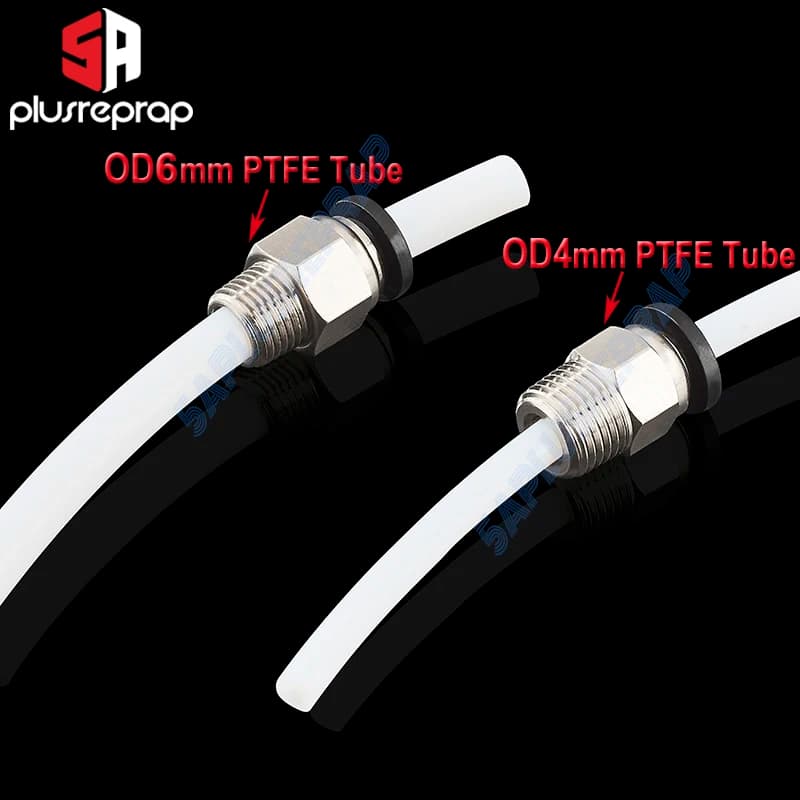 PC4-01 PC6-01 Pneumatic Connectors Remote For V6 V5 J-head Bowden 1.75/3mm PTFE Tube Quick Coupler Fit Hotend 3D Printer Part