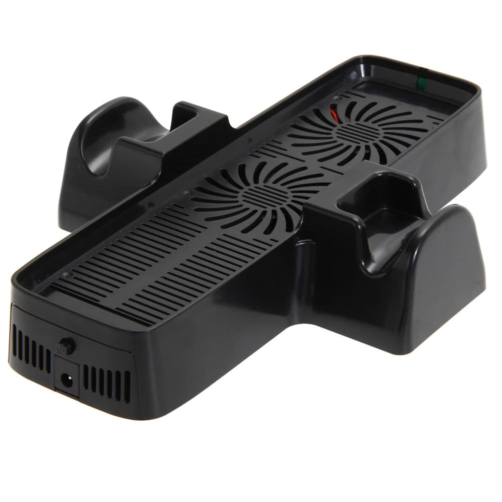 Console Cooling Fan with Dual Dock Stand Cooling Fan Case Accessories for XBOX 360 Game Controller