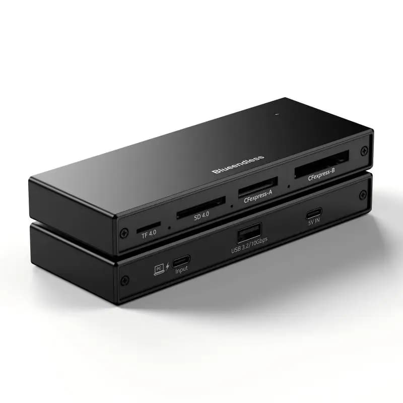 hit product10Gbps USB 3.2 Gen 2 UHS-II SD TF 4.0 CFexpress Type A Type B Card Reader 6 In 1 USB C Type C Adapter Hub Laptop Dock