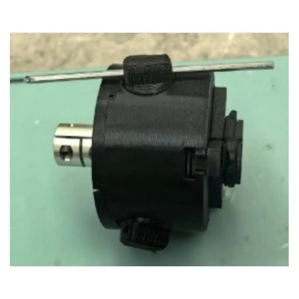 Fishing Rod Machine Chuck Black Metal Accessory DIY Winding Tool Replacement Part for Fishing Rod Building