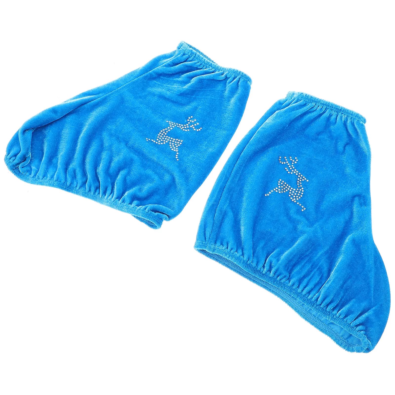 1 Paio di Copriscarpe con Strass, Protezioni Elastiche per Pattini da Ghiaccio e Hockey su Rotelle, Accessori Portatili per Pattinaggio
