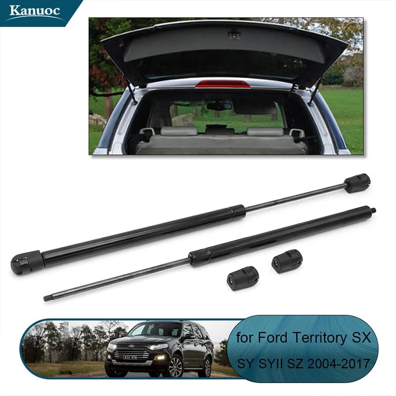 Set di 2 Pezzi per Ford Territory SX SY SYII SZ 2004-2017, Supporti Ammortizzatori a Gas per Finestrini Posteriori