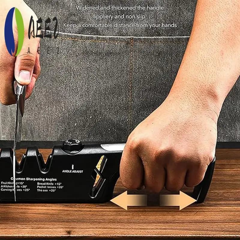 AEE sharpeners, 3-phase sharpeners, professional tool for sharpening kitchen knives, multifunctional adjustable