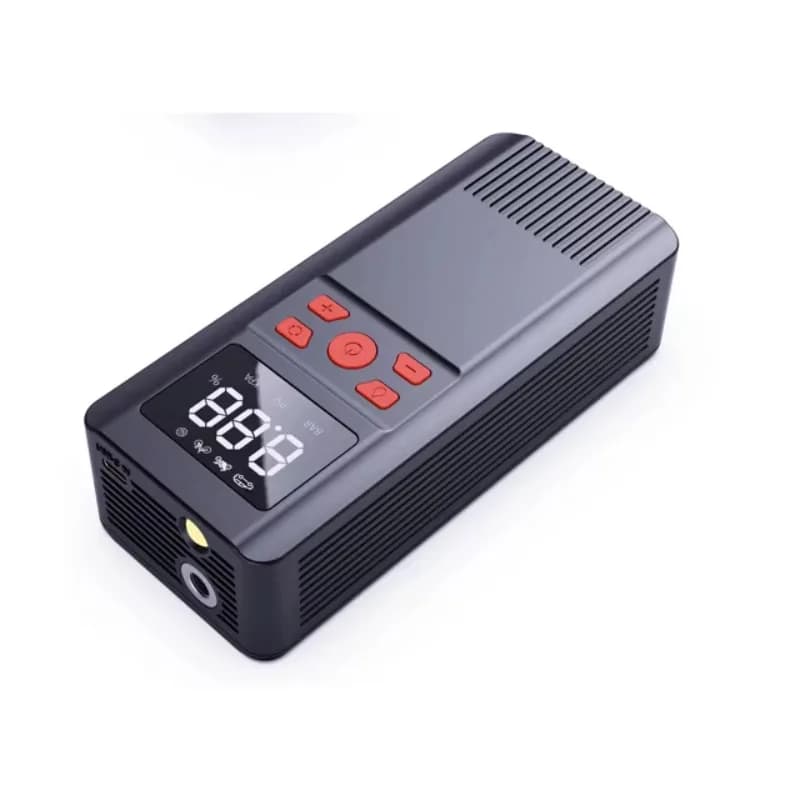 12v 2000a Peak Current Car Jump Starter Car Battery Boost Power Pack Portable Jump Starter with Air Compressor