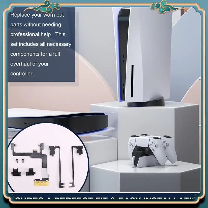 (Nuovo)-Accessori di riparazione per kit di modifica controller PS5 BDM-030 Kit Remapper