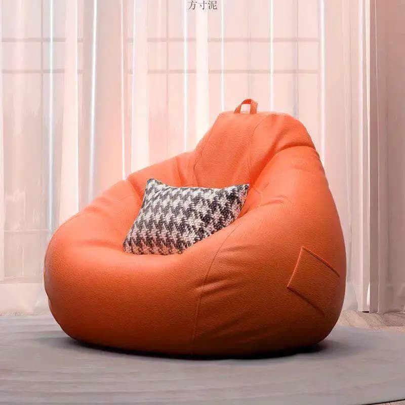 Poltrone Reclinabili a Sacco di Lusso, Divani a Sacco per Interni, Design Semplice, Pouf per Soggiorno, Poltrona in Rattan