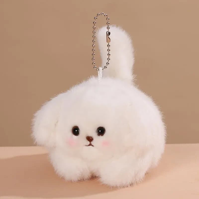 Pulling rope shaking tail Nice dog plush doll holiday birthday doll pendant gift