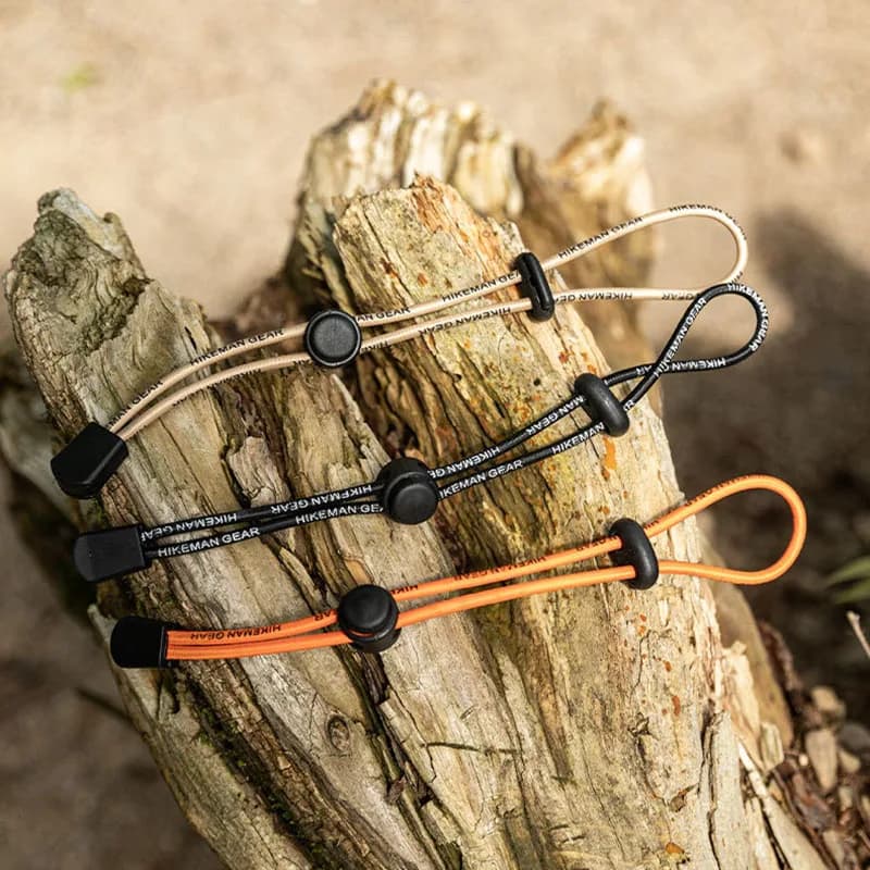 6PCS Backpack Trekking Stick Holder Fixing with Elastic Rope Clasp Fastening for Climbing Stick Outdoor Trekking Mountaineering