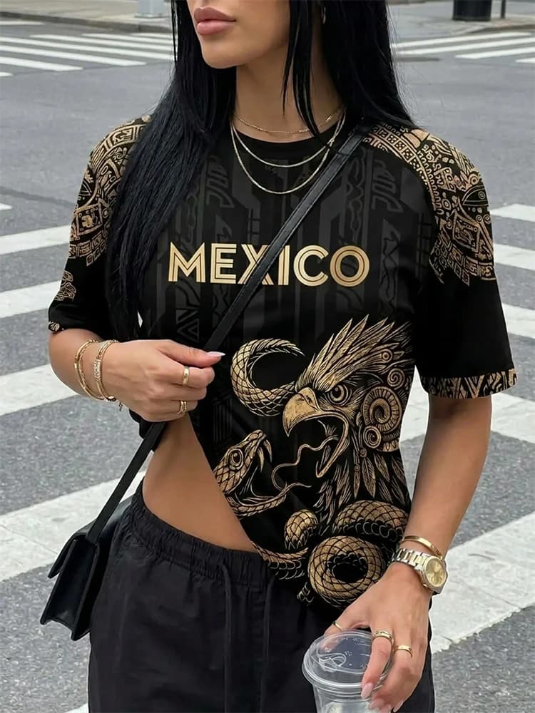 Mexico Special Youth Football Jersey Mens Women Casual Sport Breathable Top for Competition Training Tees Summer Men's Clothing