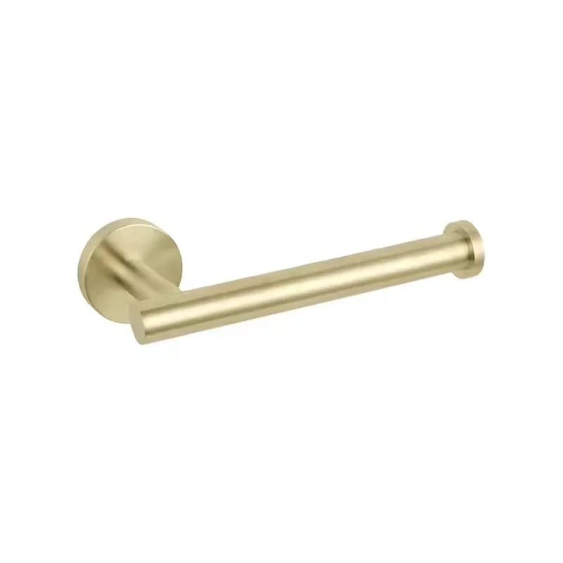'Asciugamani da bagno Accessorio per WC da bagno 3 pezzi Porta carta da parete Set di accessori da bagno in oro spazzolato