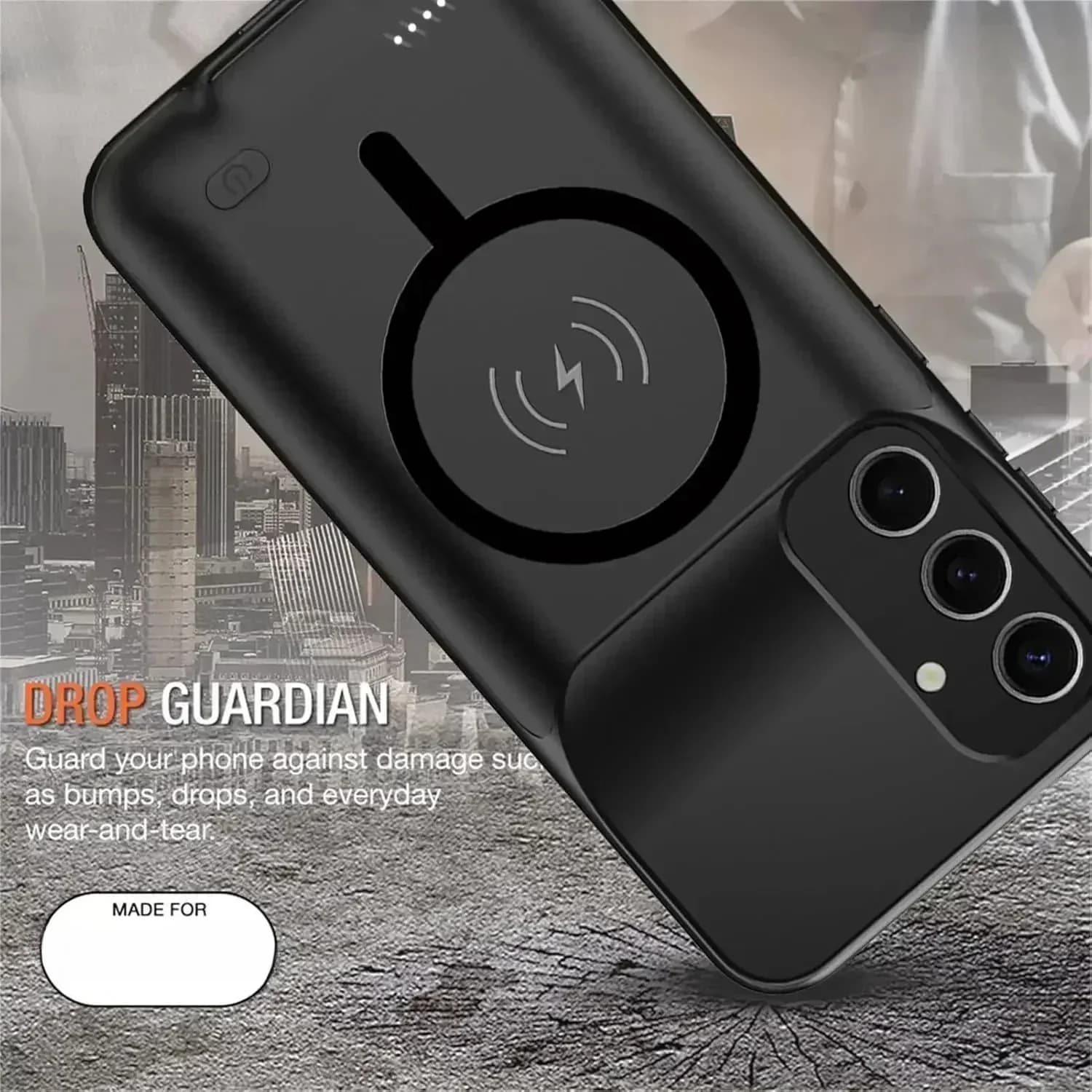 10000Mah Power Bank per Samsung Galaxy A17 A36 A56 A54 A35 A55 A16 A15 A34 S23 S24 S25 Ultra Custodia per batteria Wireless Powerbank