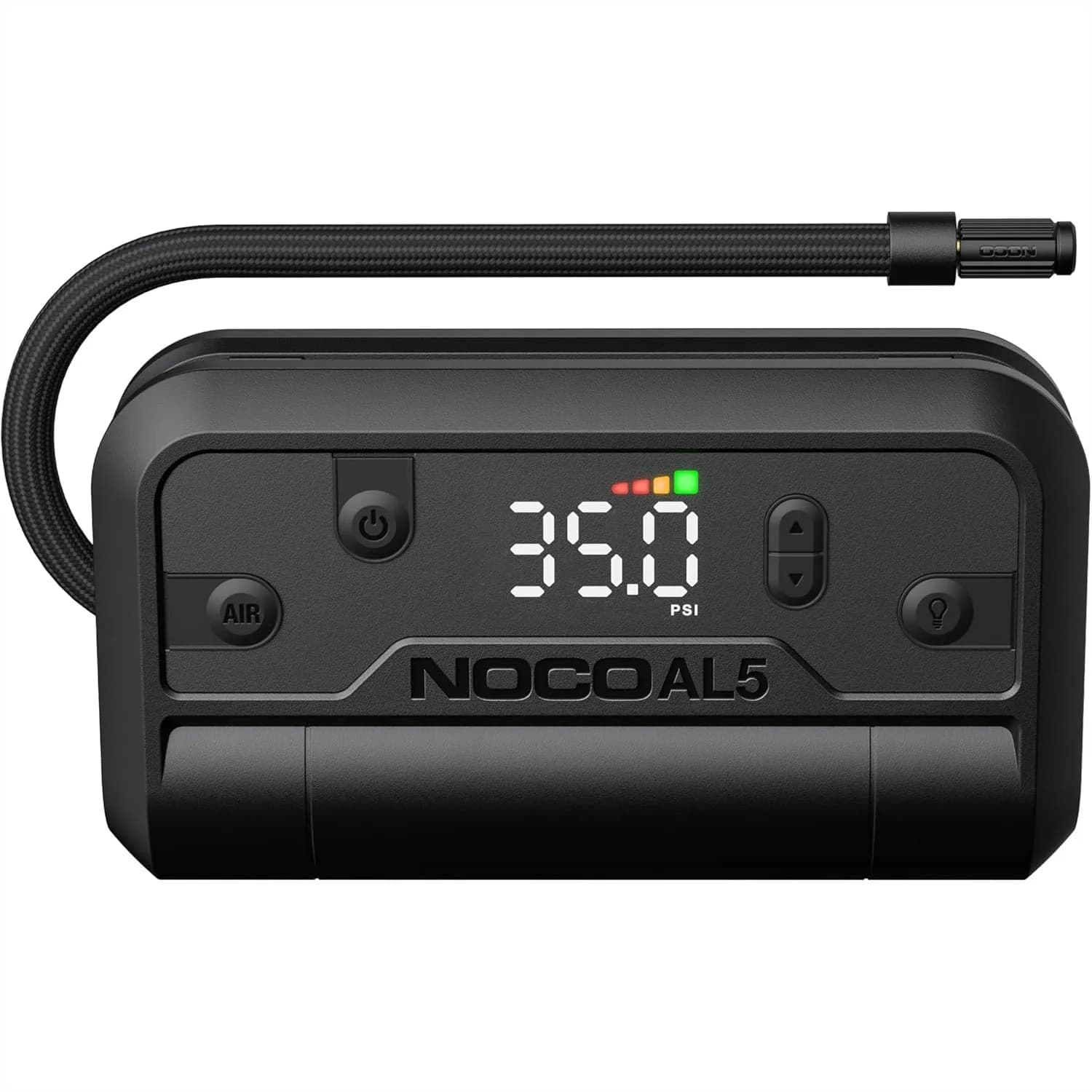 Compressore d'aria portatile senza fili con USB-C, 17 LPM, per pneumatici auto fino a 31 pollici, manometro digitale e spegnimento automatico