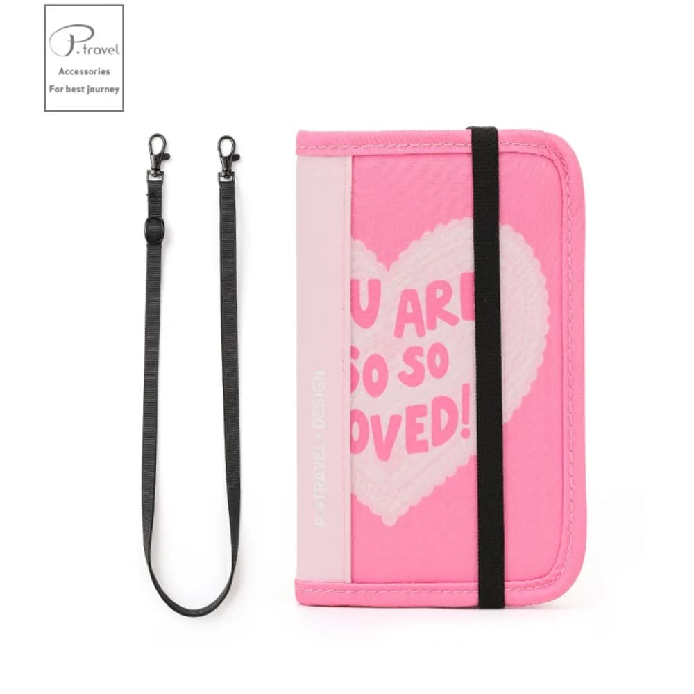 Portacarte Creativo in Nylon, Borsa a Tracolla per Passaporto, Portafoglio da Viaggio, Porta Biglietti, Custodia per Passaporto, Borsa Porta Carte per Uomo