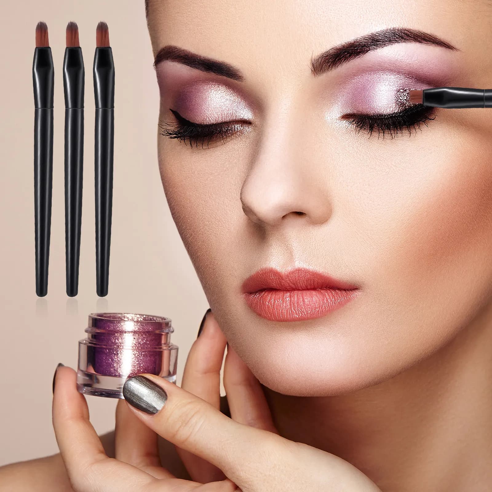 100 Pezzi Pennelli Monouso per Trucco Labbra, Applicatori per Rossetto, Gloss, Balsamo, Correttore, Ombretto, Strumenti Portatili Mini da Viaggio