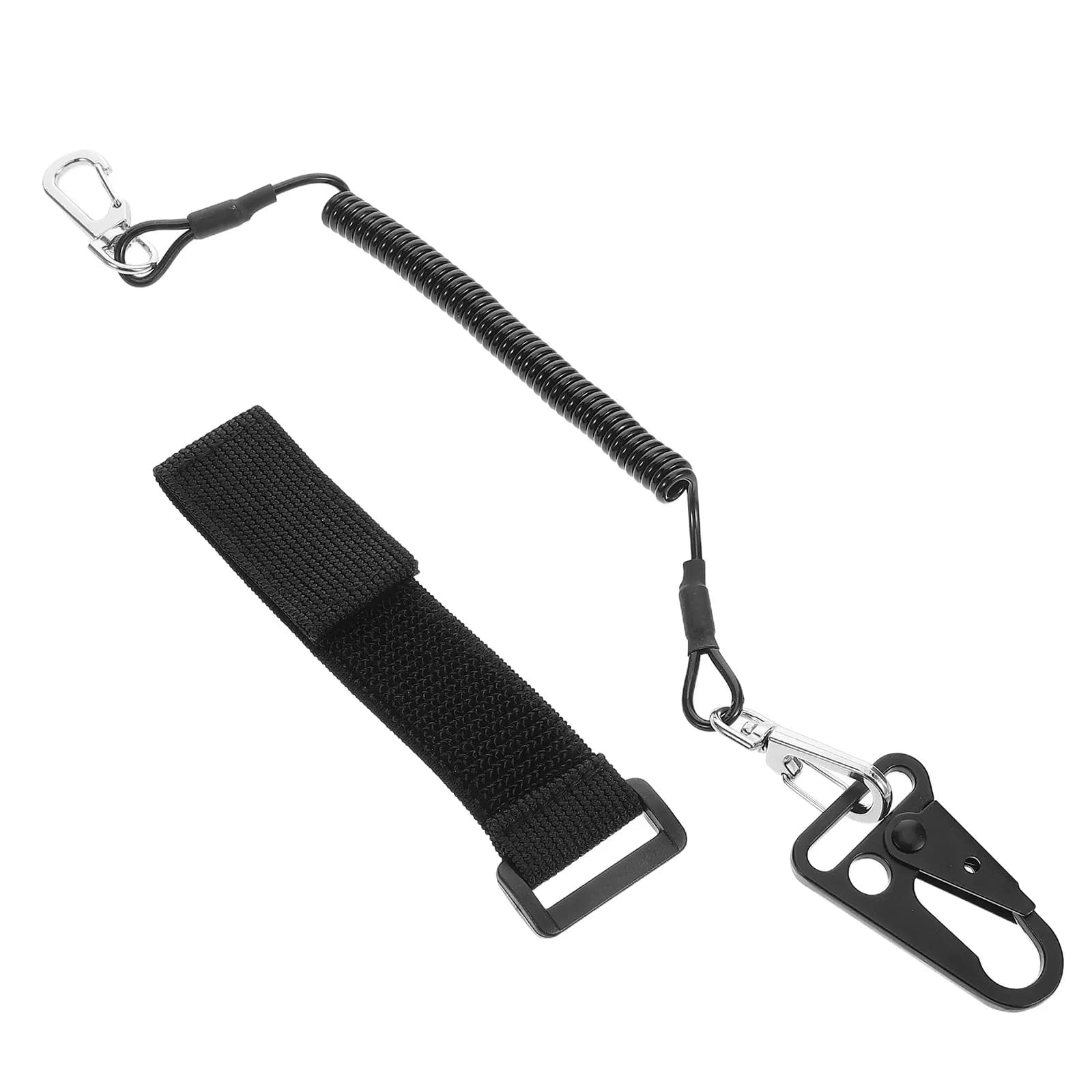 Set di 1 Laccio Avvolgibile Resistente per Canna da Pesca, Cordino Regolabile Retrattile per Pagaia da Kayak, Supporto per Attrezzatura da Pesca Outdoor