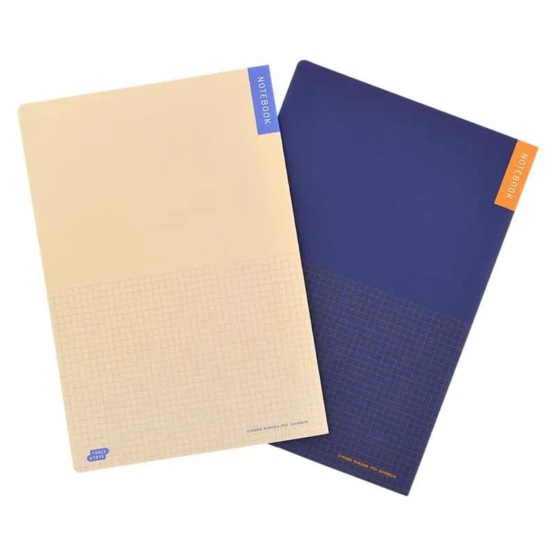 Set di blocchi per appunti per agenda Cousin - 3 quaderni, carta a quadretti, accessori