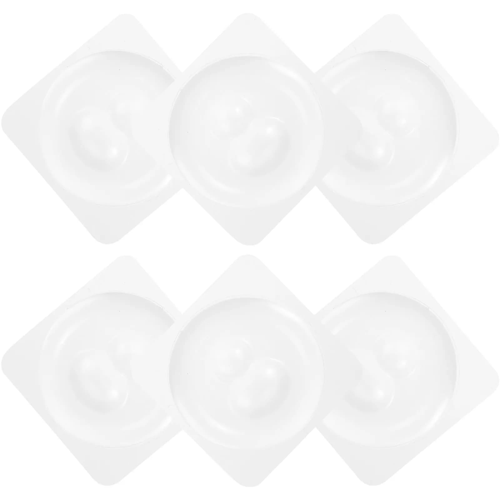 Set di Protezioni Trasparenti per Maniglie delle Porte, Paracolpi in Silicone Autoadesivi, Ammortizzatori Acustici