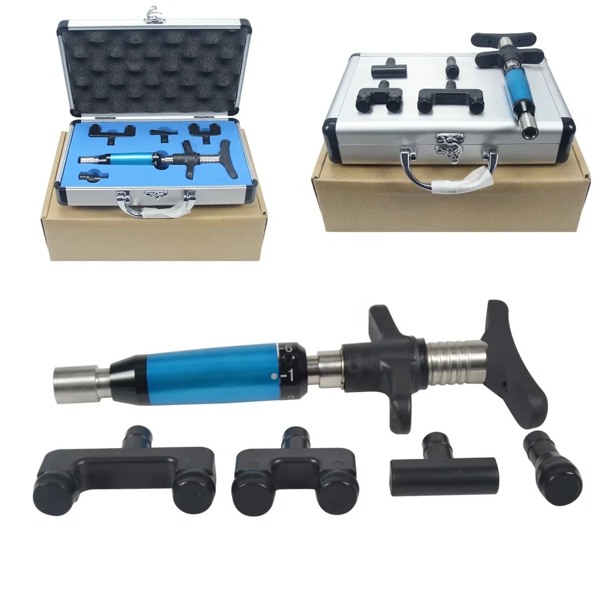 American Manual Spinal Gun, Spinal Activator, Lumbar Correction Press, Orthopedic Gun, Acupuncture Point Massage and Bone Modeling