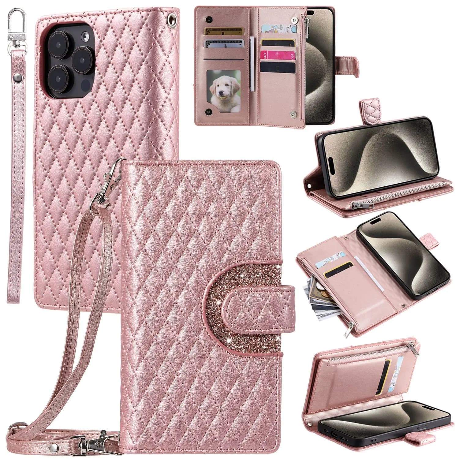 Custodia a Portafoglio in Pelle per Samsung Galaxy A57 A37 A17 A56 A36 A26 A16 A55 A35 A25 A15 A07 A06 A05S A54 A34 4G 5G