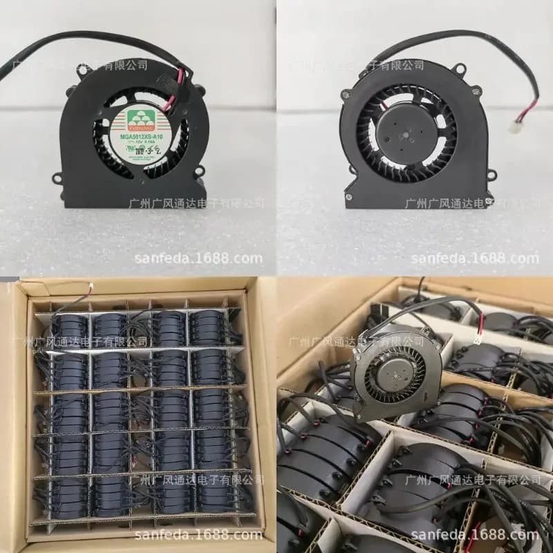 Cooling Fan 5CM MGA5012XS-A10 for 3D Printer, Humidifier, Replacement DC Axial Fan 12V 0.19A for Desktop, Laptop, Notebook, PC