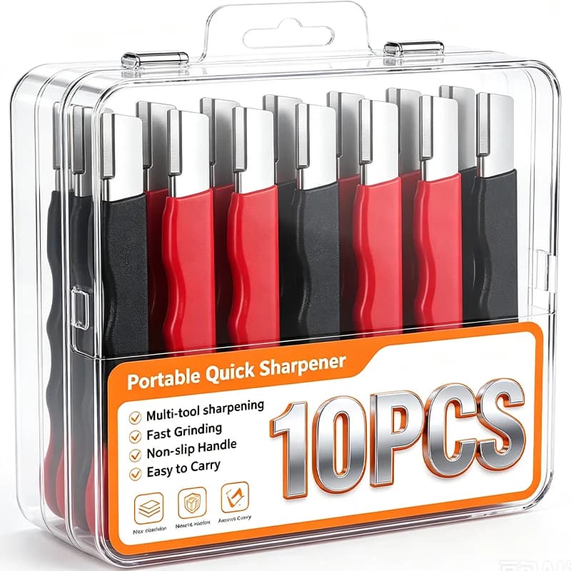 10/1PCS Quick Sharpener Alloy Steel Portable Manual Knives Grinding Sharpener Scissor Knife Sharpening Stone Kitchen ScraperTool