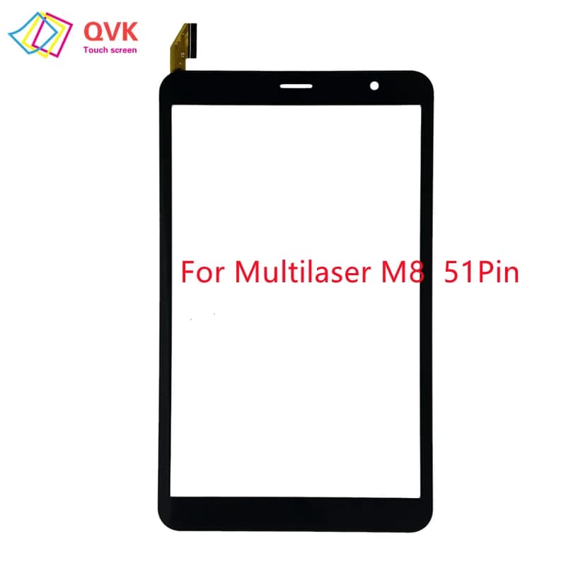 8Inch Black For Multilaser M8 4G NB344 NB365 XC-PG0800-138-FPC-A0 51Pin Table PC Touch Screen Panle