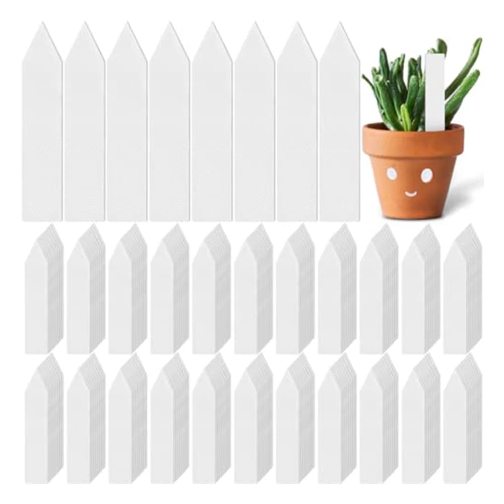 100pcs pianta da giardino L abels accessori per piante vasi da fiori etichette per piante in plastica pennarelli per vivaio L abel Tray Mark strumento fai da te