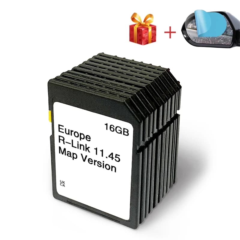 Scheda SD R-Link 11.45 Carminat per Renault Fluence Scenic Zoe, Mappe 2025 GPS Navigazione Europa UK 16GB
