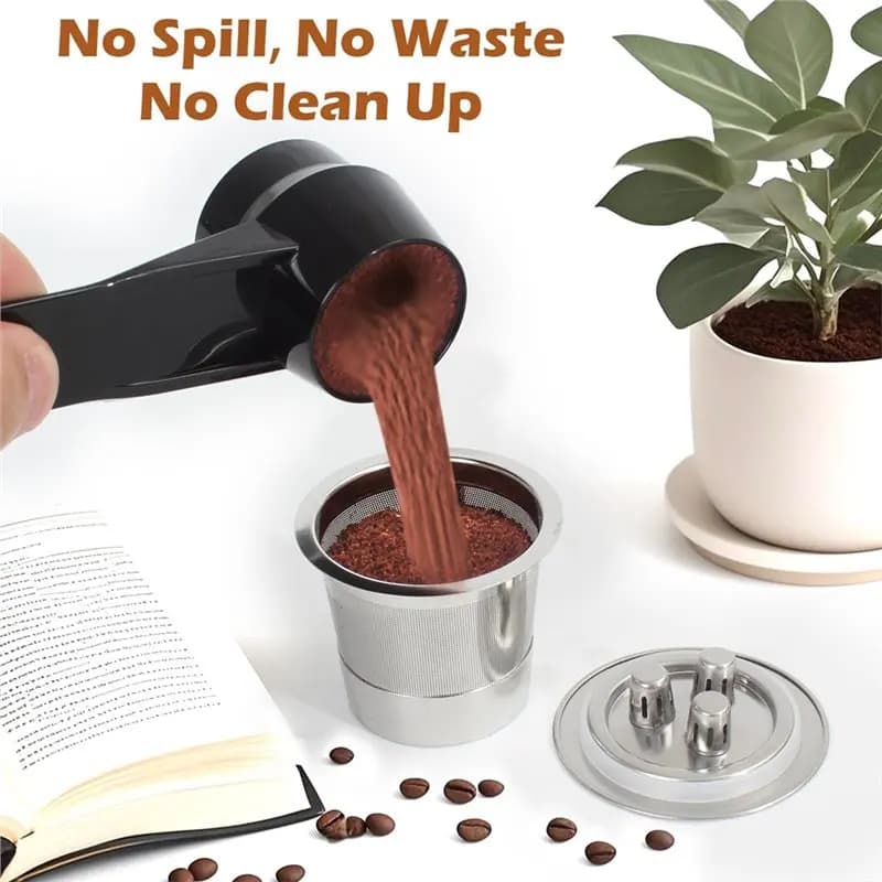 Scoop For Ground Coffee For Reusable K Cup Refillable Coffee Pods, 2 Tablespoon Capacity, For Protein Powder