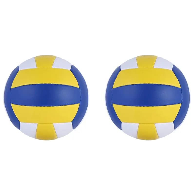 Pallone da pallavolo AEF6-2X in morbida pelle PU, per partite e allenamenti, per adulti e bambini, per gioco in spiaggia, sport indoor e outdoor.