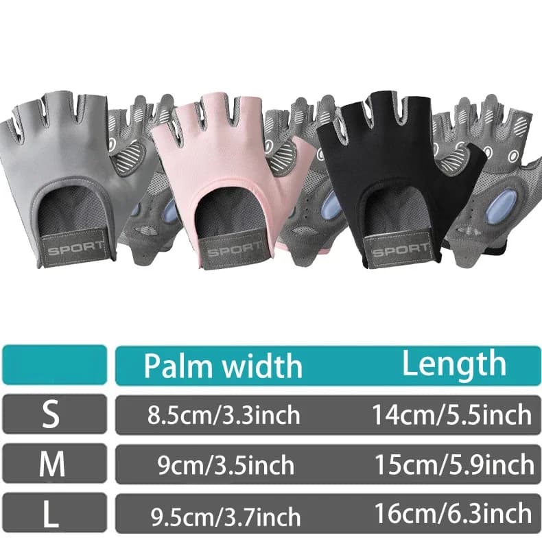 Sports and Fitness Gloves for Gym Training, Weight Lifting, Anti-slip, for Men and Women, Yoga, Urti Absorption, Career, Cycling