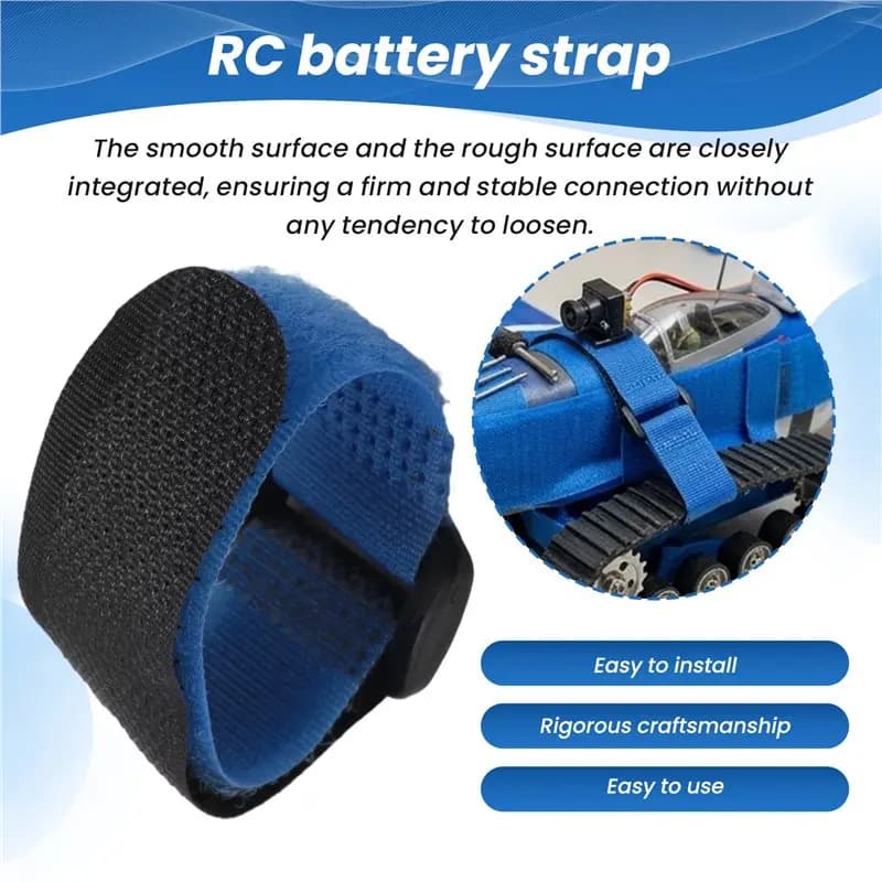 10PCS 25Cm Lipo Battery Tie Cable Antiskid Tie Down Strap Colors For RC Helicopter Quadcopter RC Crawler Car