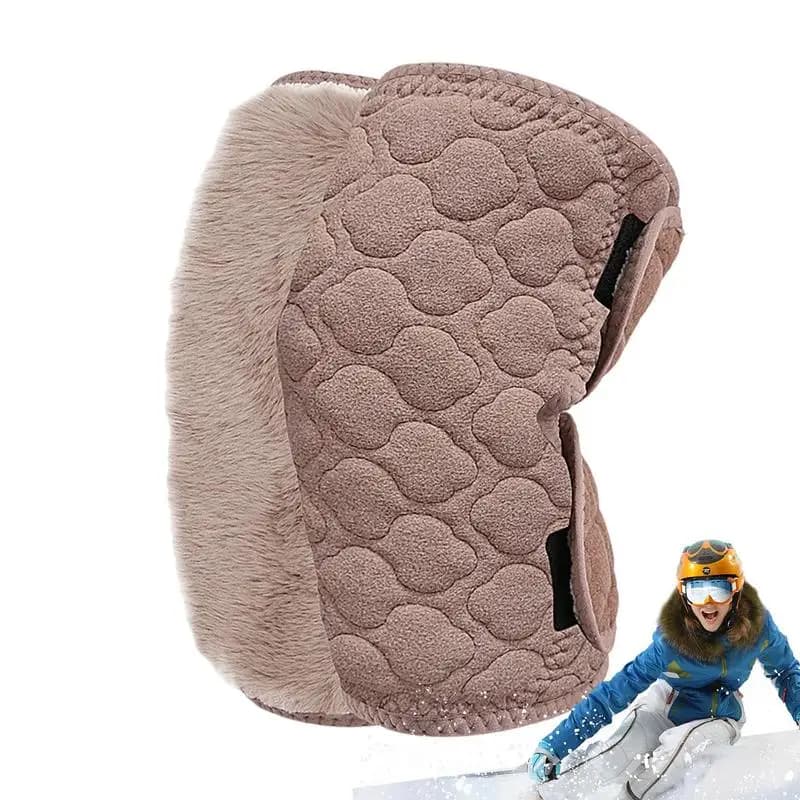 Ginocchiere per donna Ginocchiere termiche morbide Ginocchiere per protezione invernale Ginocchiere multiuso per ciclismo Ginocchiere calde per