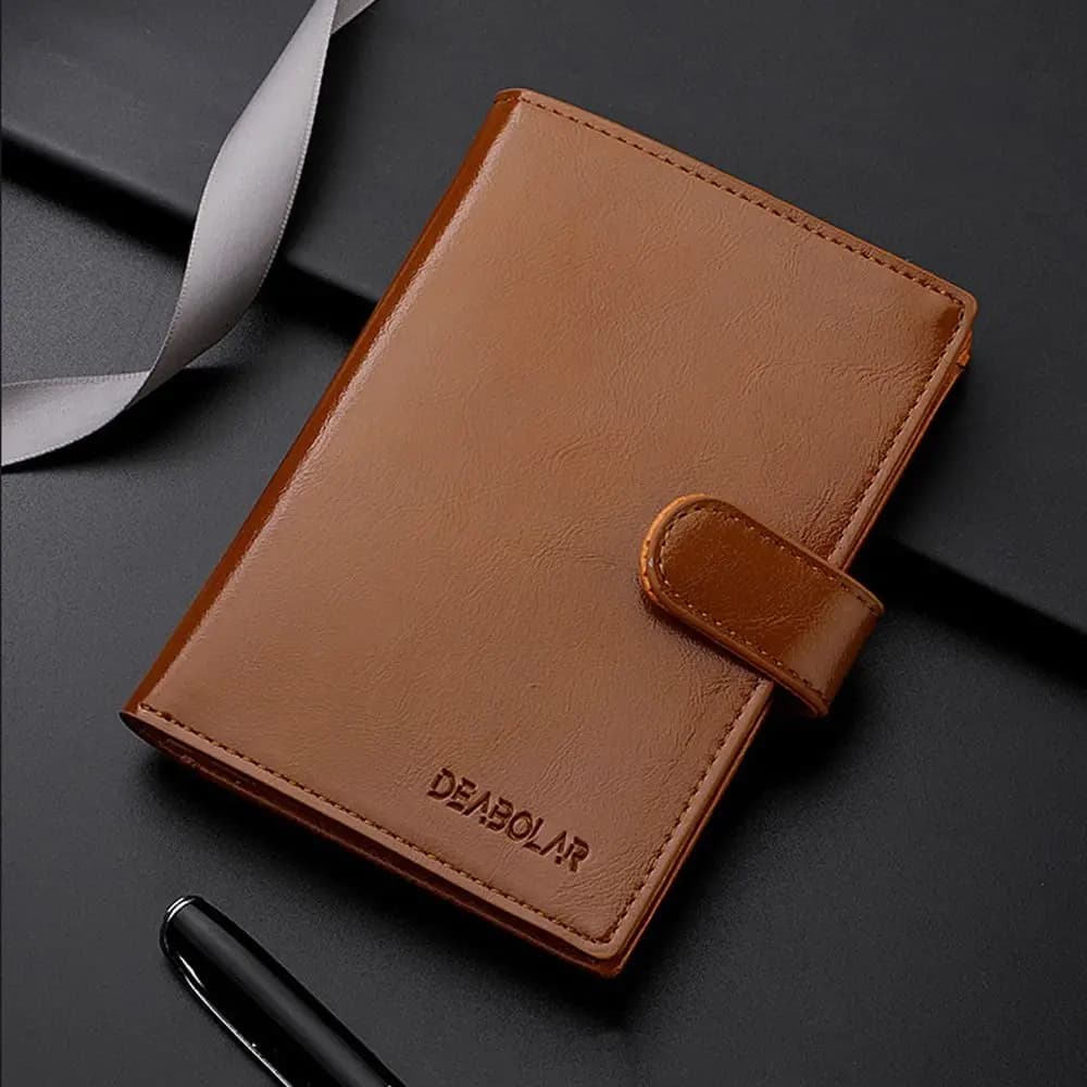 Accessori Multifunzione in Pelle PU, Porta Carte, Borsa Porta Soldi da Donna, Portafoglio da Uomo, Custodia Protettiva per Passaporto, Porta Passaporto