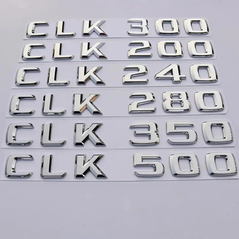Adesivi/Emblemi/Loghi per Bagagliaio Auto Mercedes Benz Classe CLK CLK55 CLK63 CLK200 CLK230 CLK240 CLK280 CLK320