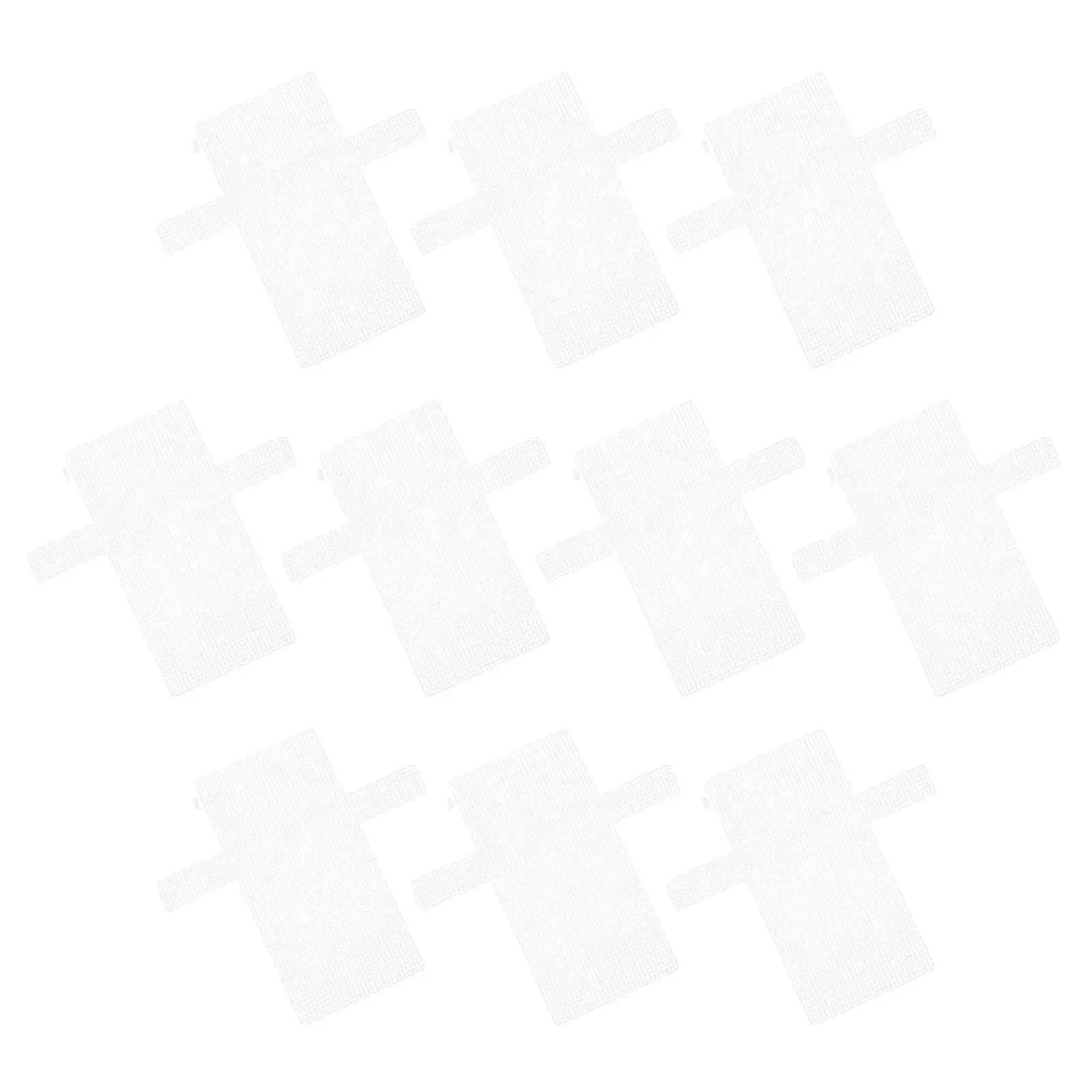 10 Pcs Bag Making Accessories Diy Material Materials Plate Stencil Grid White Crochet Purse Blank