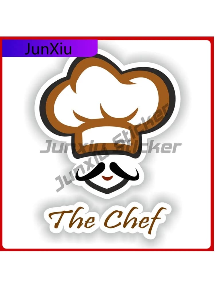 The Chef Adesivi in vinile Adesivi moto V125 personalizzati Suv90n06 Decalcomanie per casco Accessori bici su misura per camion auto