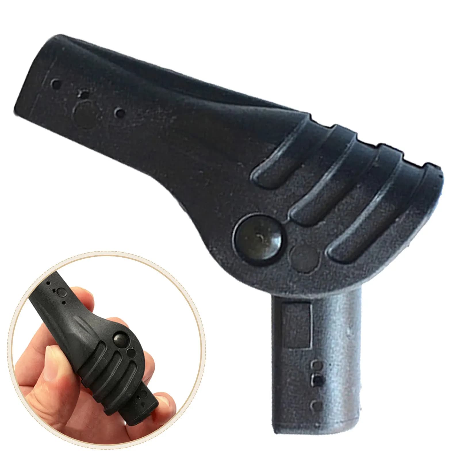 4 Parts Support Connectors Nylon Folders for Camping Curtains, Accessories Wind Resistant and UV Rays