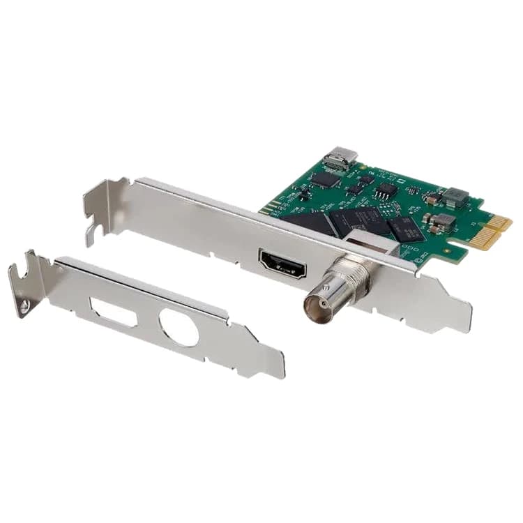 Blackmagic DeckLink SDI 4K MP4 Capture Card con Ingresso DC per Riproduzione Video Professionale e Visualizzazione On-Screen