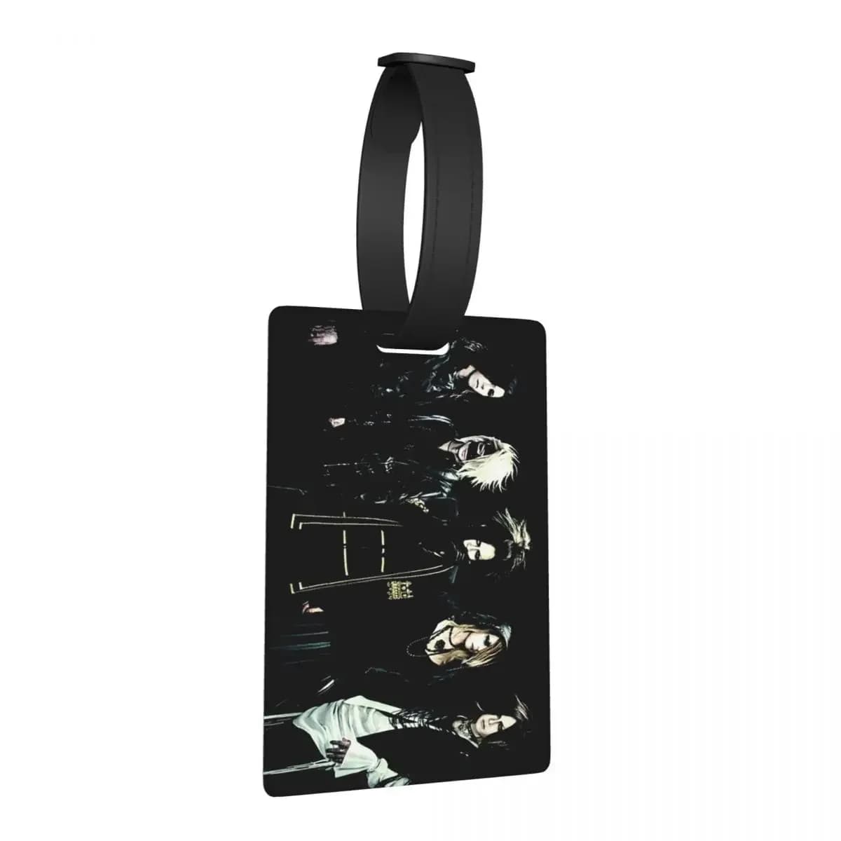 Japan Rock The Gazette Band Etichette per bagagli Accessori per valigie Viaggi Bagagli portatili Etichetta d'imbarco Porta etichette ID Nome Indirizzo