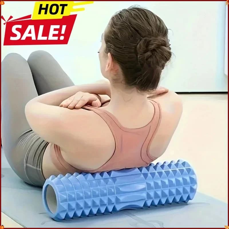 Nuovo Rullo per Esercizi Fitness 2026, Barra Yoga Cava, Bastone Massaggiante in Schiuma EVA, Rullo per Rilassamento Muscolare e Dimagrimento Gambe