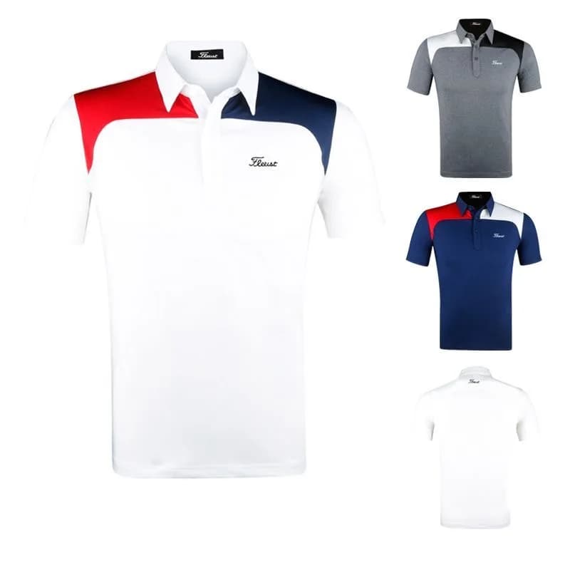 New Golf Clothing Men's Short Sleeve Casual Shirt T-Shirt Ball Jersey Outdoor Sports Golf Clothes