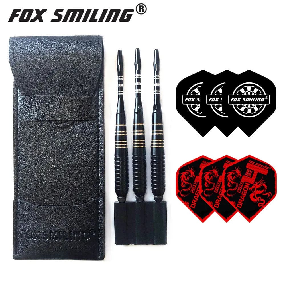 Fox Smiling 3 freccette con punta in acciaio da 24 g con canna in rame e punte in acciaio sostituibili