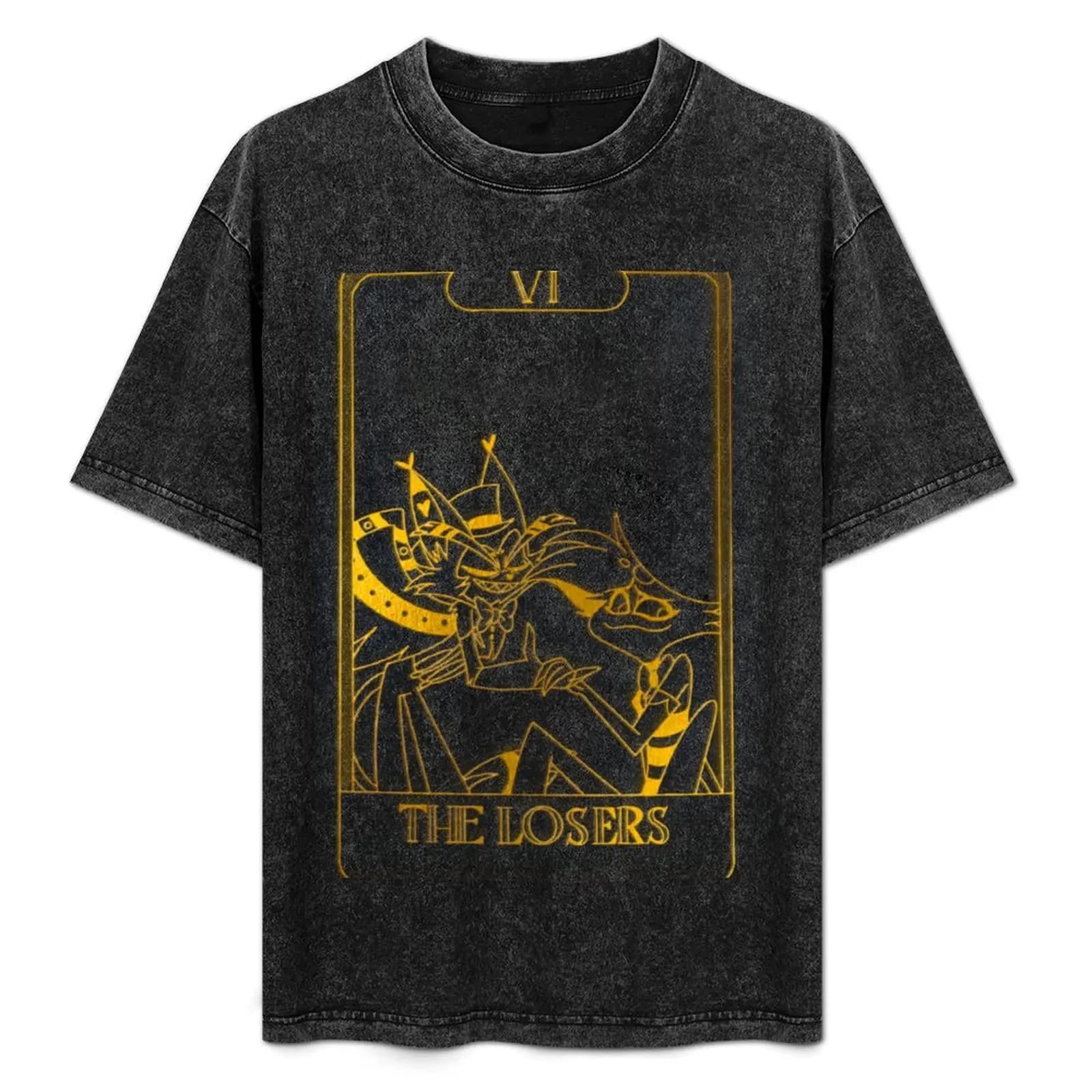 T-shirt The Losers Tarot Card - T-shirt Huskerdust Work Comfort da uomo