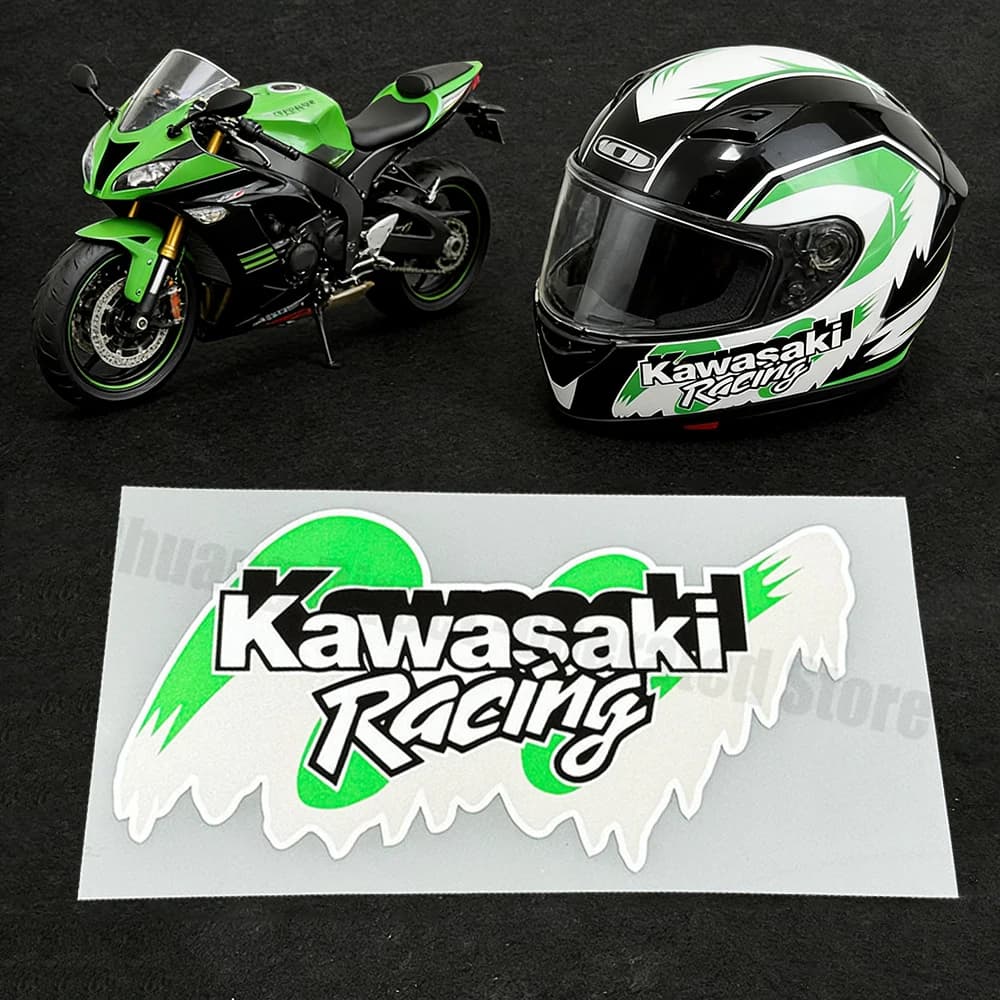 Adesivi per Moto Kawasaki, Riflettenti e Impermeabili, Parti di Modifica, Decalcomanie per Casco
