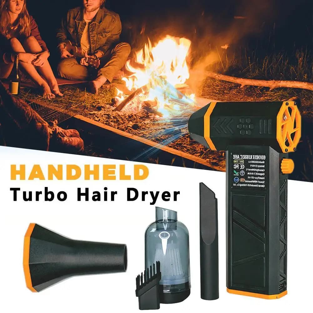 Wireless Portable Electric Dryer, Rechargeable Powerful Fan, Reusable Dust Cleaner for Computers and Laptops