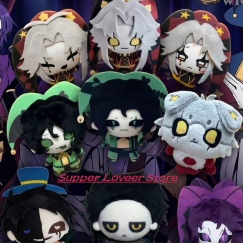 Peluche del personaggio Pierrot di New The Freak Circus, periferica anime e gaming