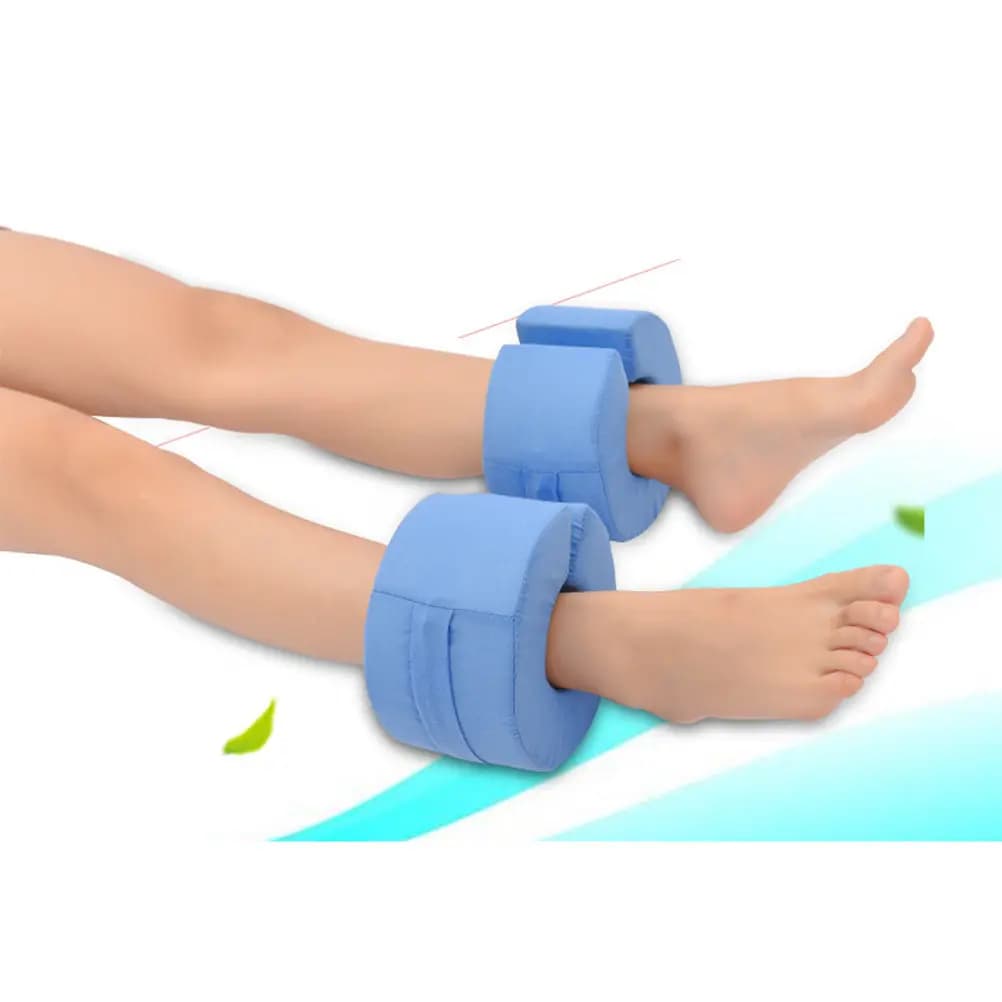 Cuscino Multifunzionale Blu in Spugna Confortevole per Supporto Gambe, Ginocchia, Caviglie, Polsi, Sollievo dal Dolore alla Testa, per Chi Dorme sul Fianco e Assistenza Infermieristica