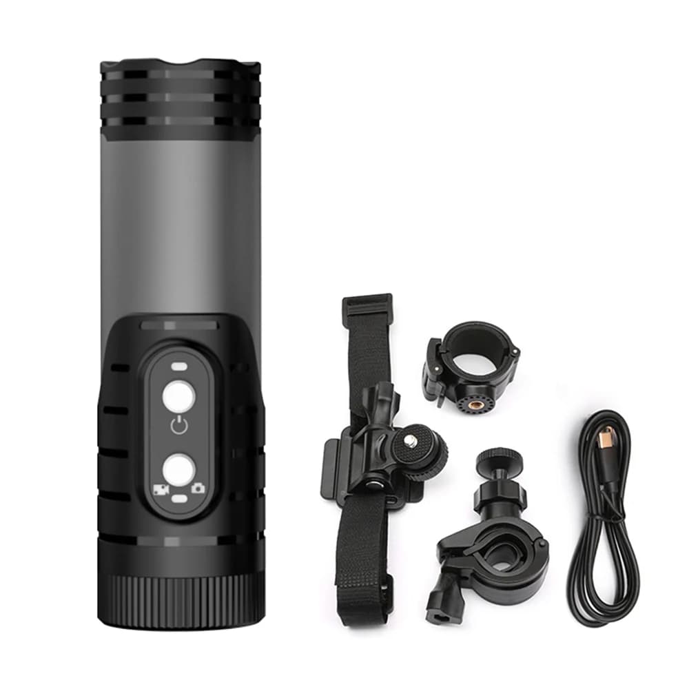 1080P 120° Wide Angle Lens Mini WiFi Sports Camera Motorcycle Helmet Camera Bike Cam IP66 Waterproof for Outdoor Sports Cycling