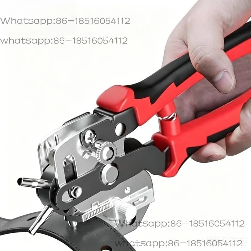 Belt punch pliers ring hole belt bag strap punching artifact machine